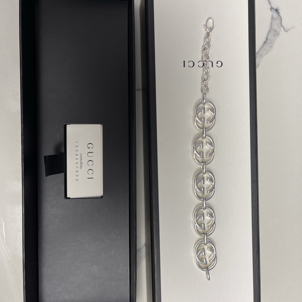 COPY - Gucci Silver Bracelet - Picture 2 of 7
